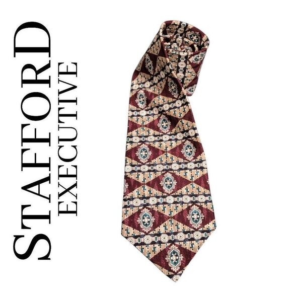 Stafford Executive Professional Business Career Neck Tie - Picture 1 of 7